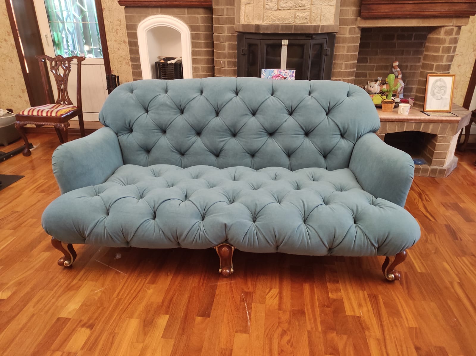 Перетяжка дивана. Ленинский проспект